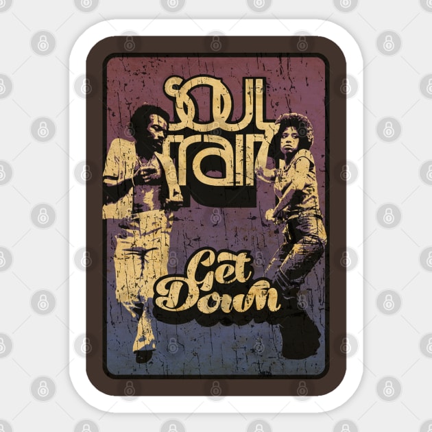 SOUL TRAIN GET SOUND Sticker by fatkahstore